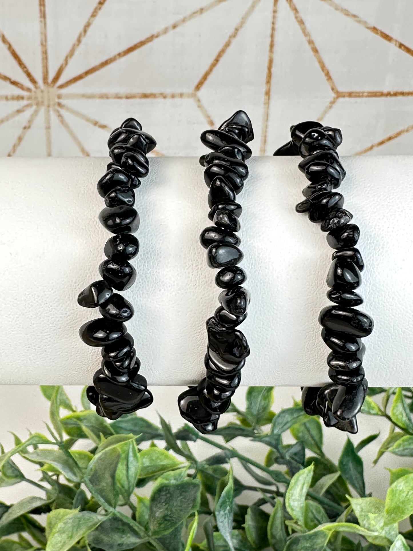 Black Tourmaline Chip Bracelet