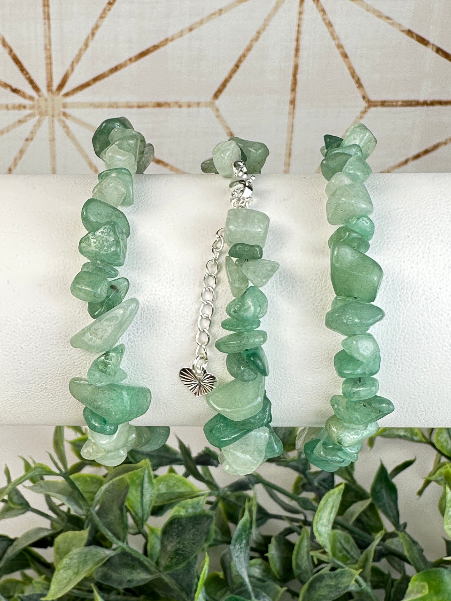 Green Aventurine Chip Bracelet/Anklet