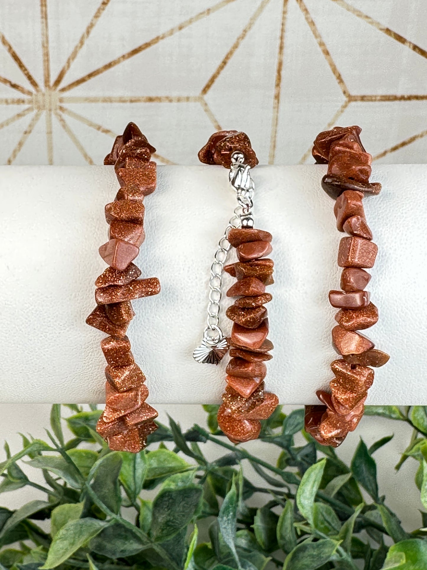 Red Sandstone Chip Bracelet/Anklet