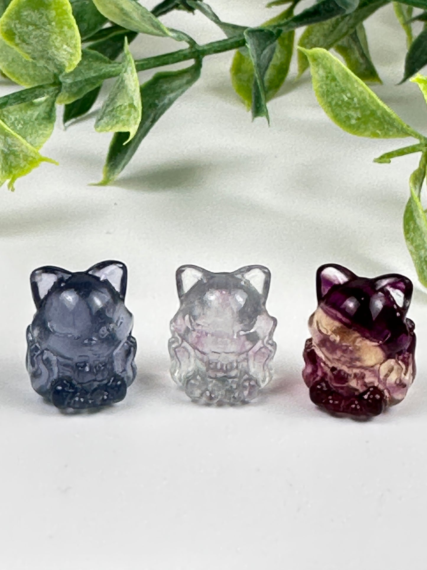 Mini Fluorite 9 Tail Fox