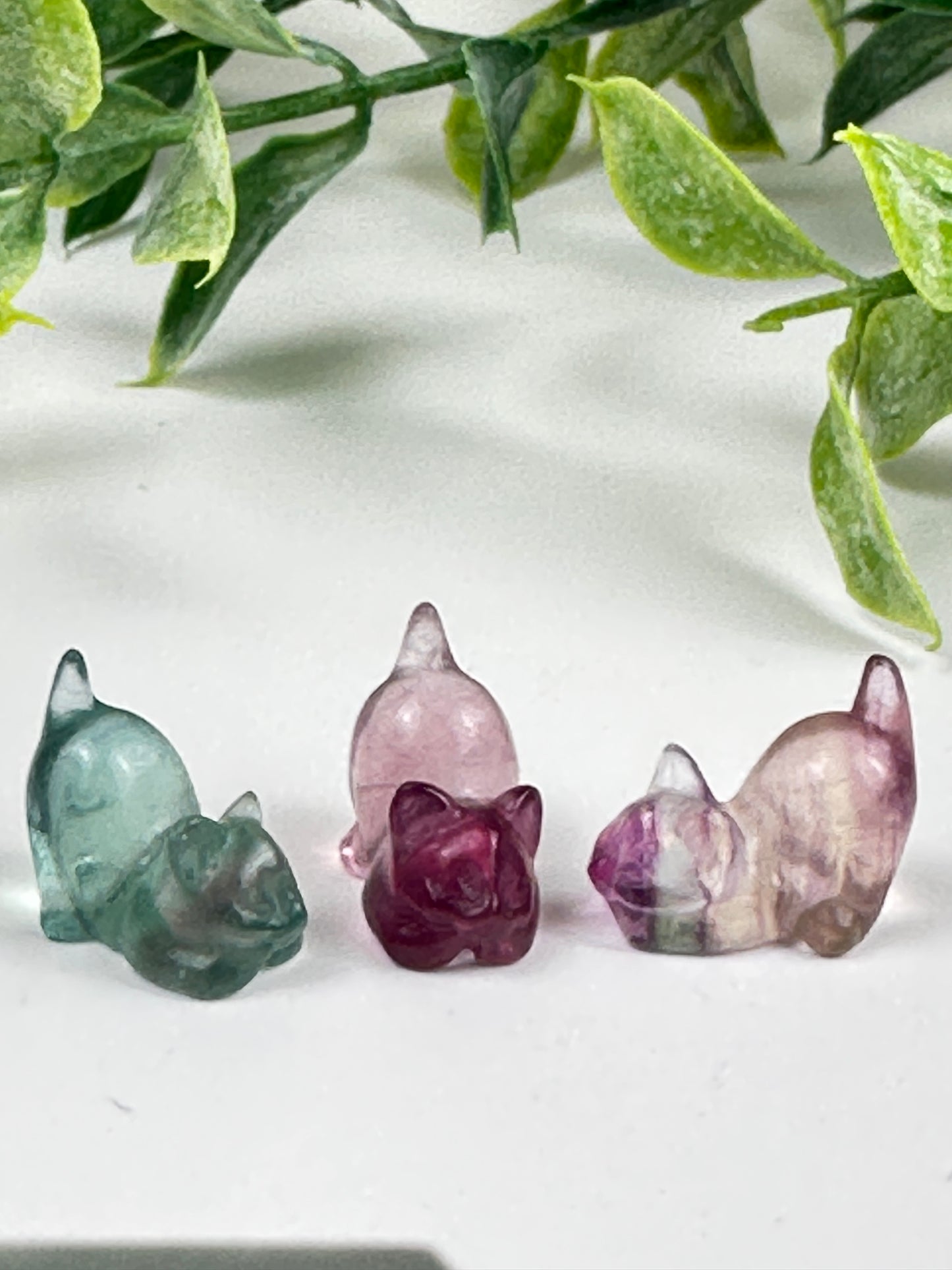Mini Fluorite Stretch Cat
