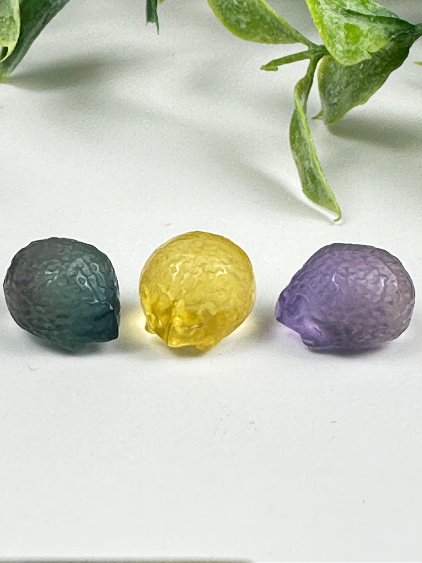 Mini Fluorite Hedgehog Carving