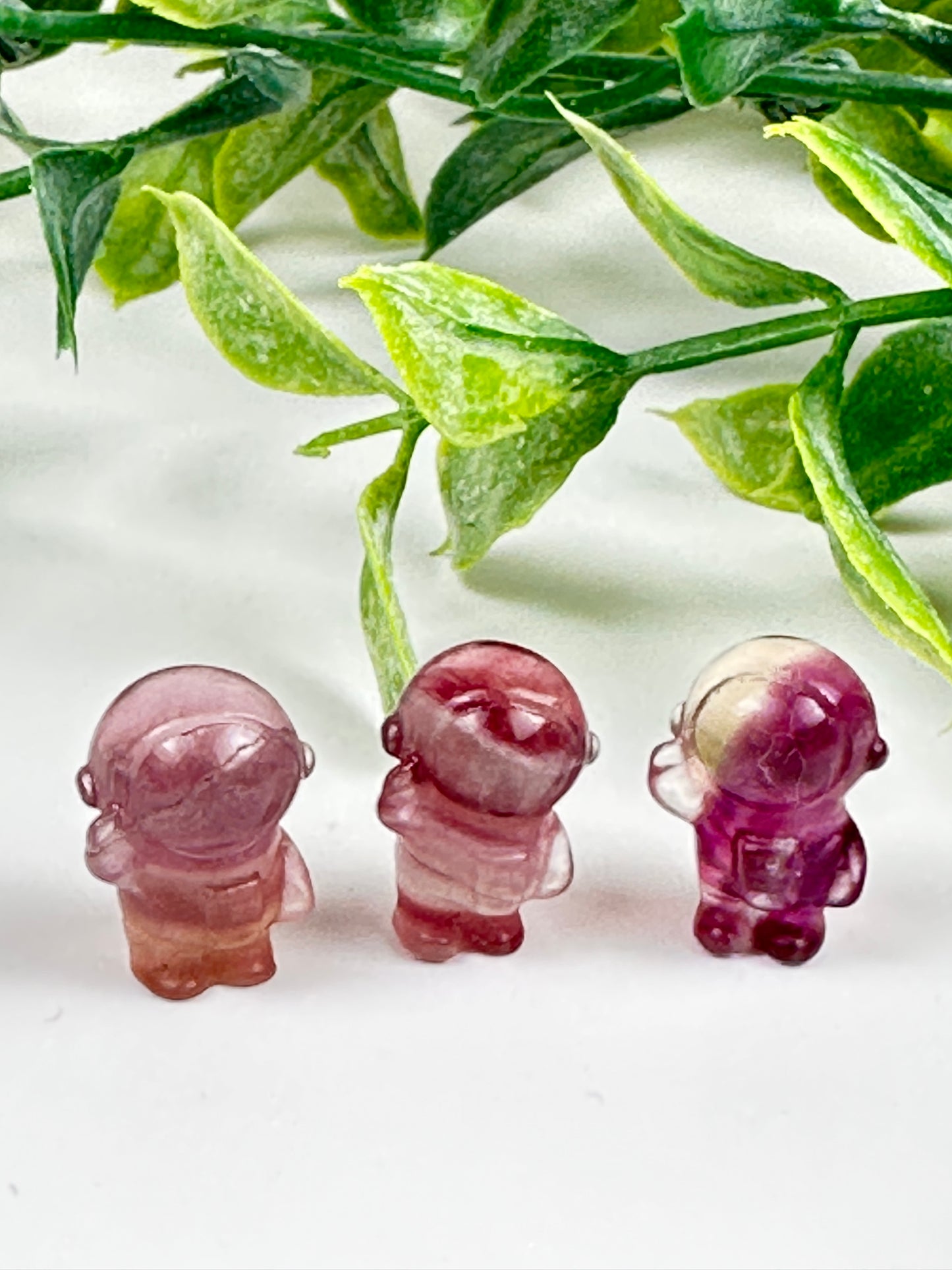 Mini Fluorite Astronaut Carving