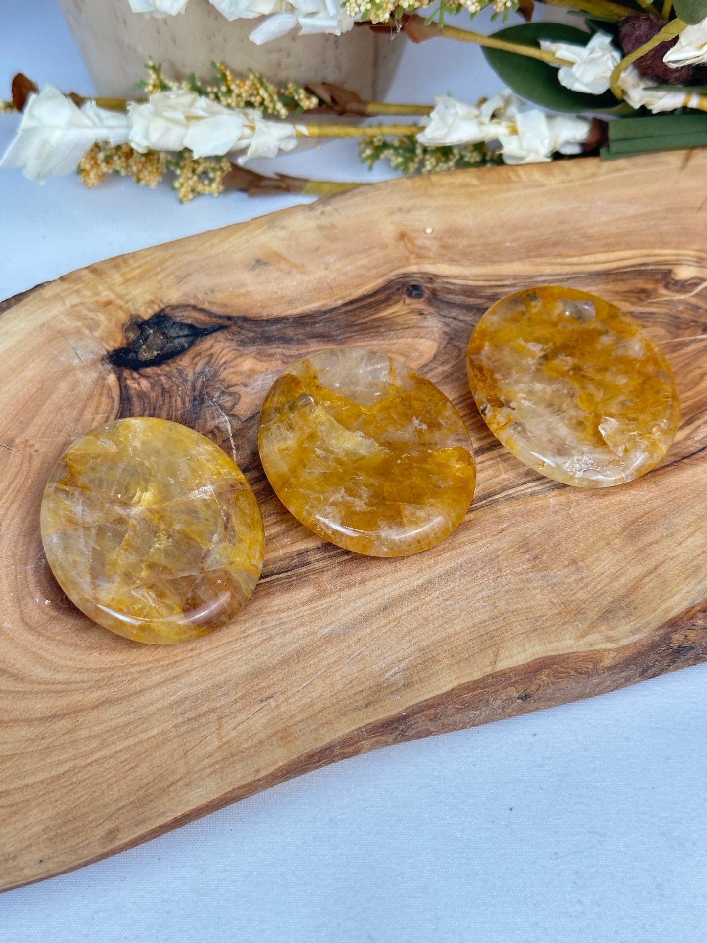 Golden Healer Worry Stone