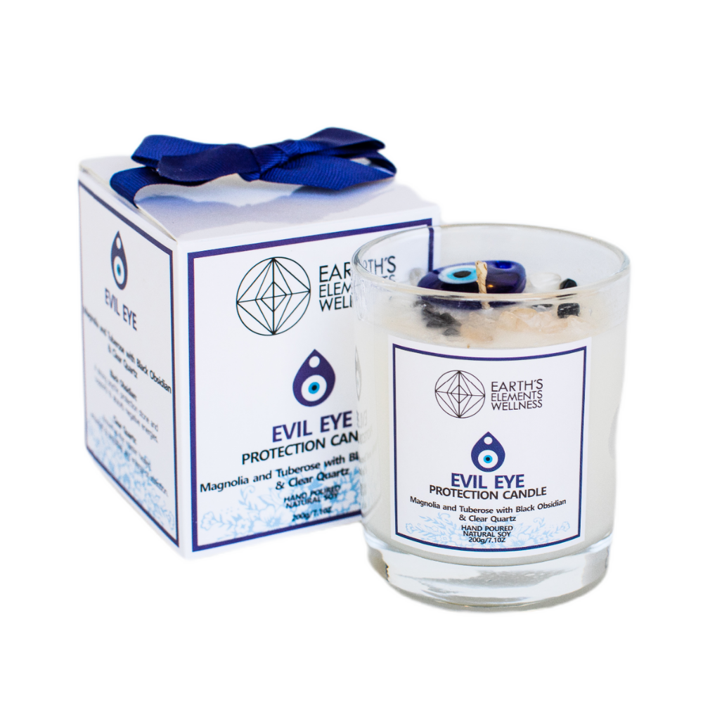 Crystal Evil Eye Candle