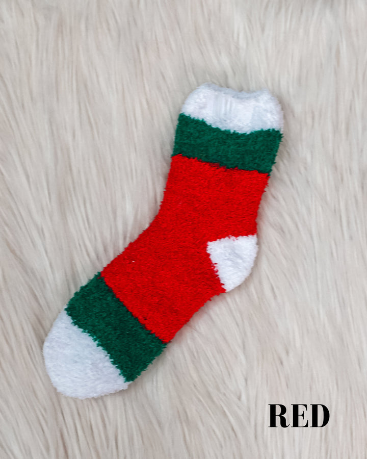 Christmas Cozy Socks-Variety