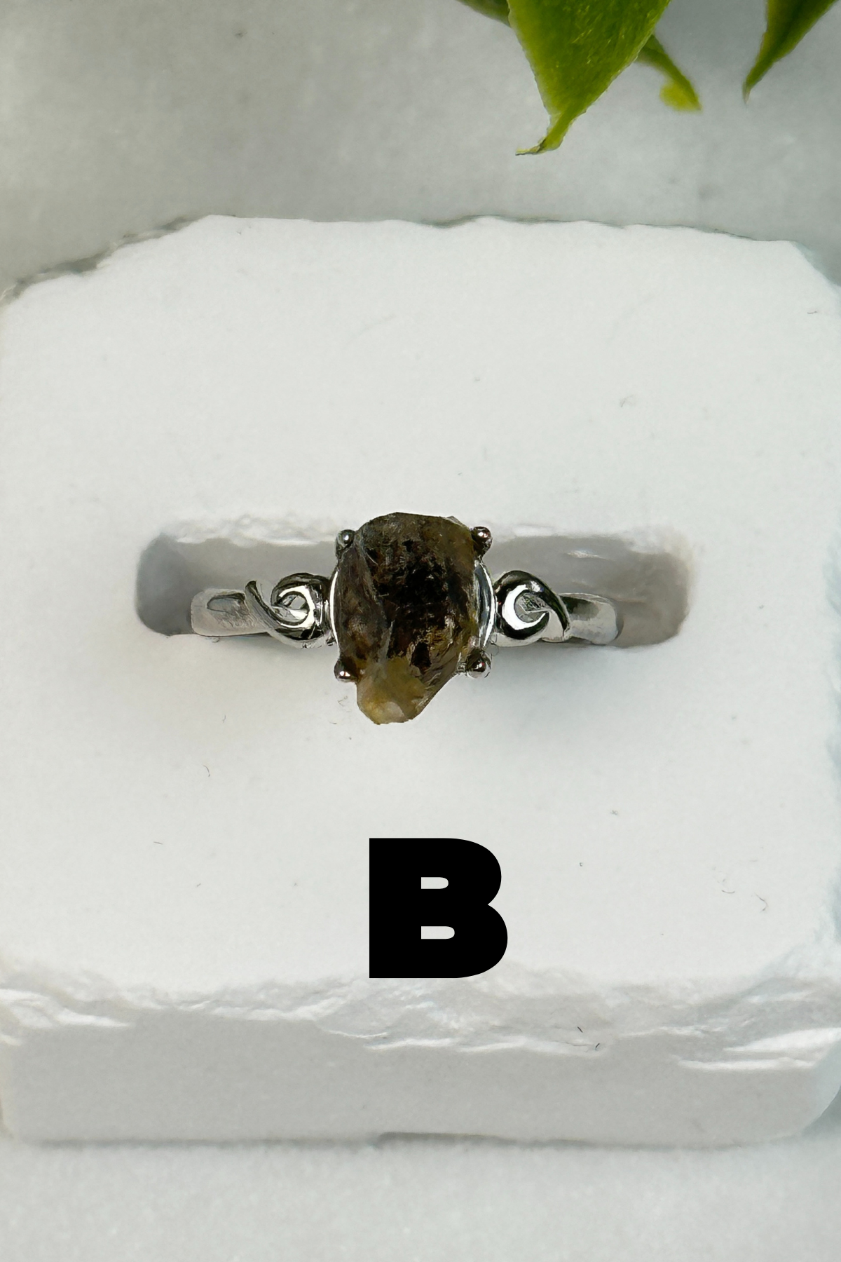 Herkimer Diamond .925 Ring-B