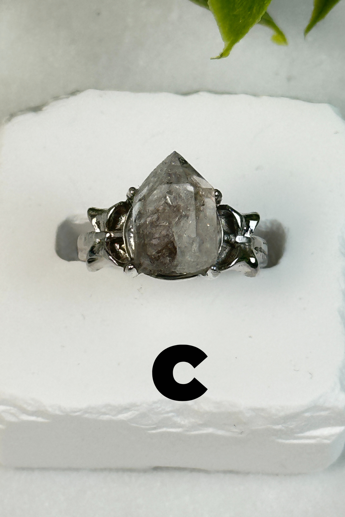 Herkimer Diamond .925 Ring-C