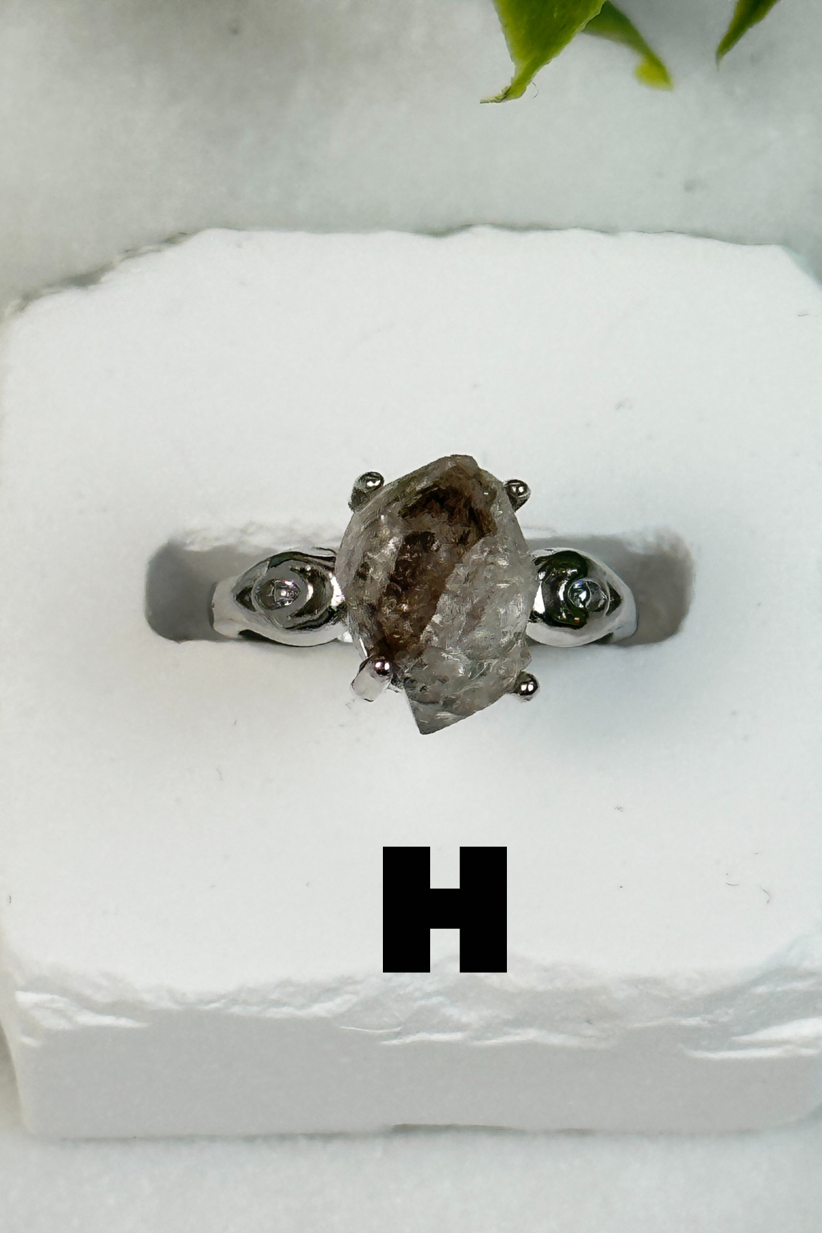 Herkimer Diamond .925 Ring-H