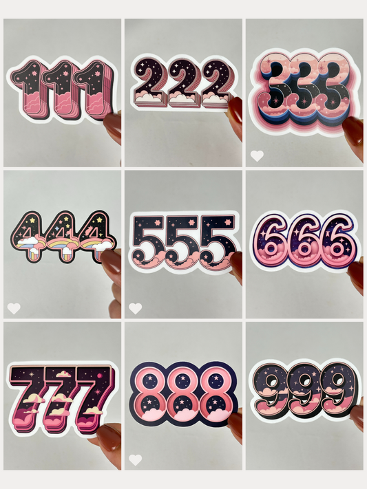 Angel Number Stickers