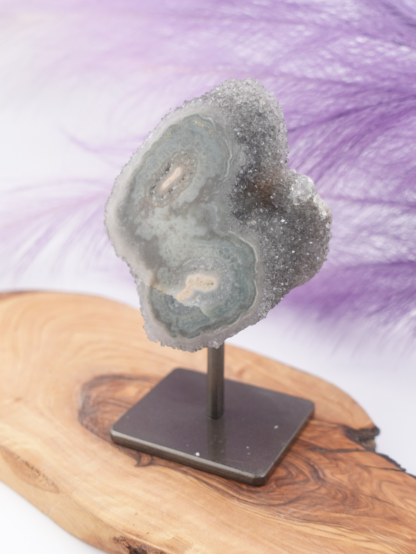 Amethyst Freeform on Pin
