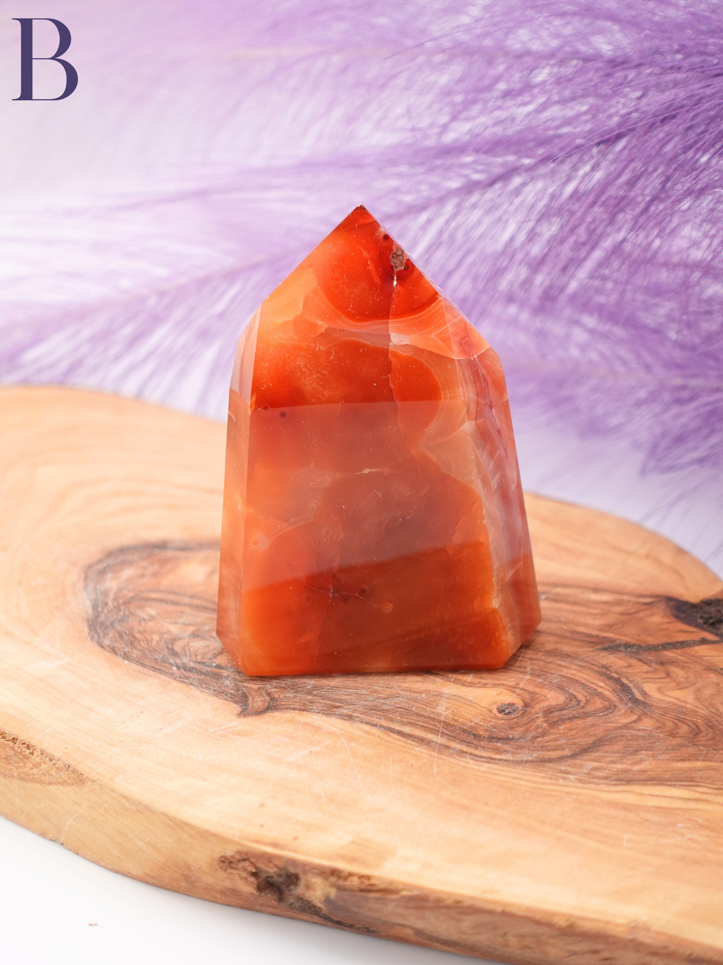 Brazilian Cut Carnelian Tower