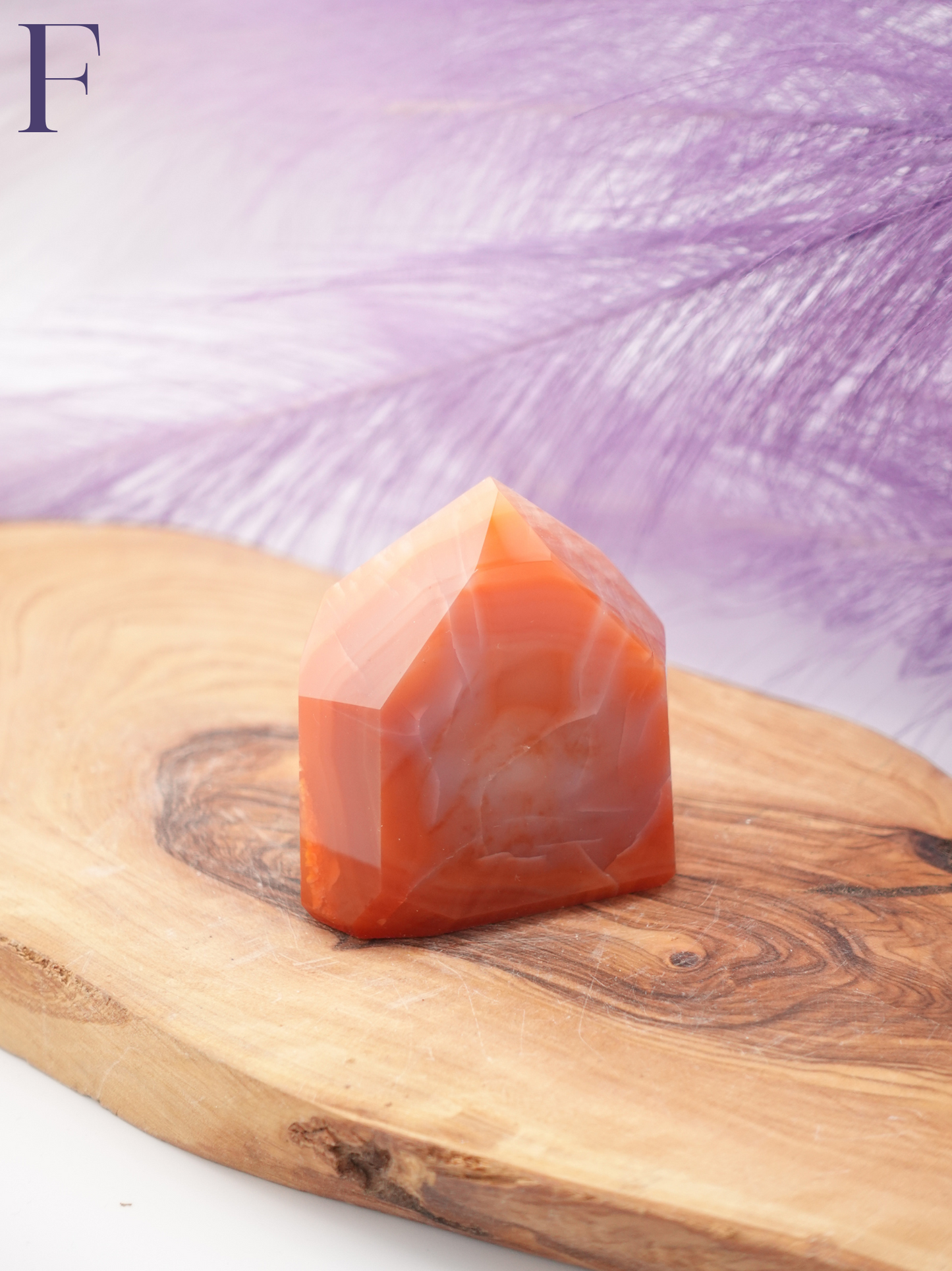 Brazilian Cut Carnelian Tower