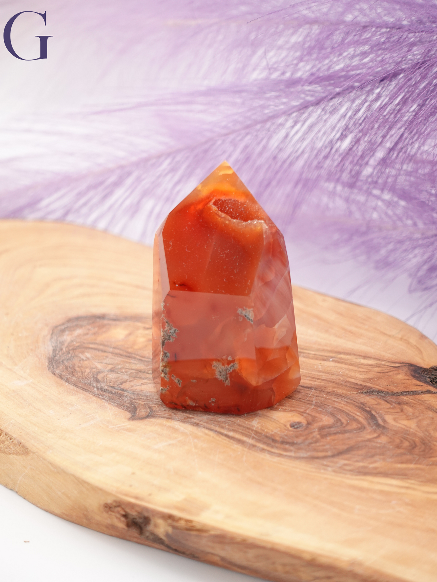 Brazilian Cut Carnelian Tower