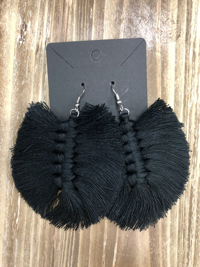 Fringe Fan Earrings