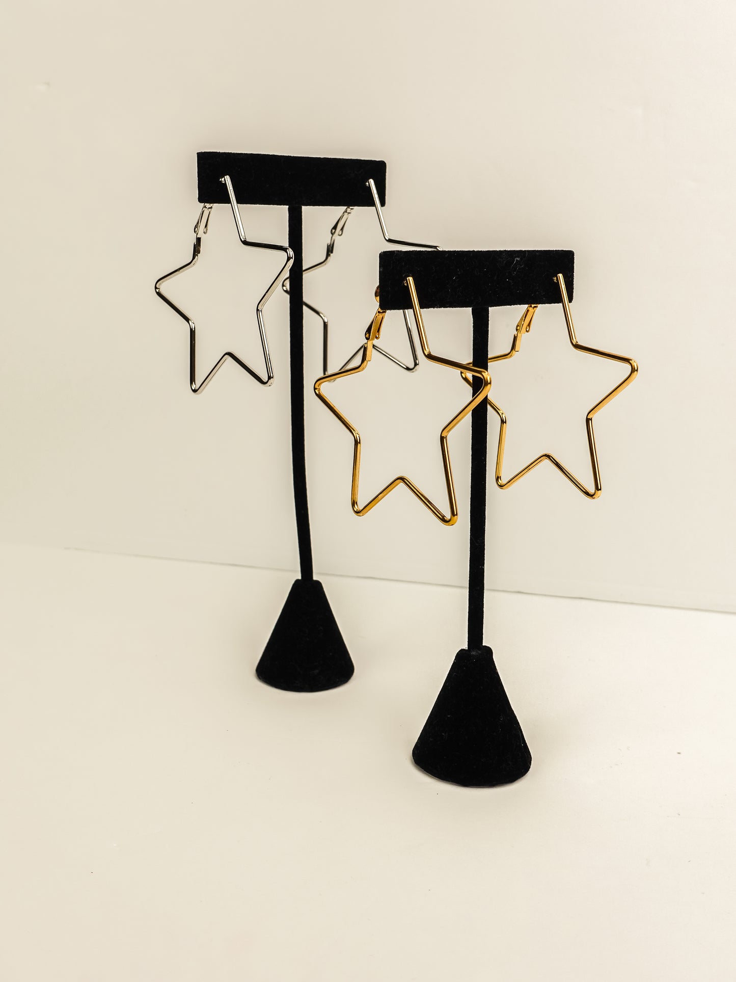 Star Lever Back Earrings