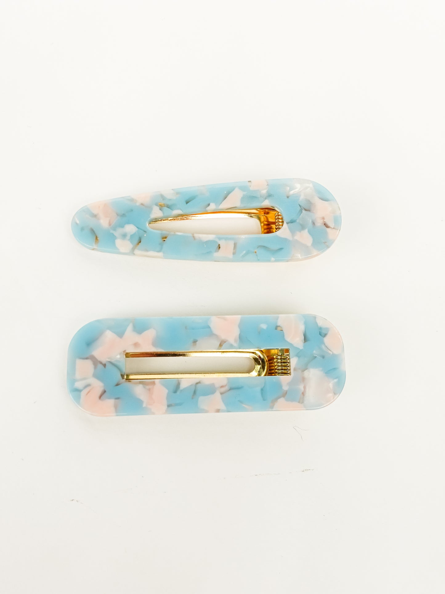 Resin Hair Clips Set