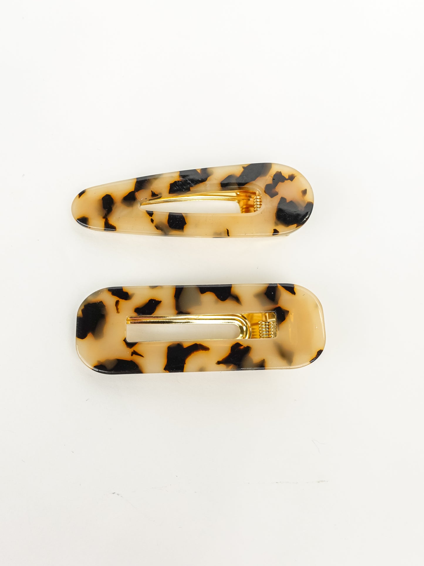 Resin Hair Clips Set