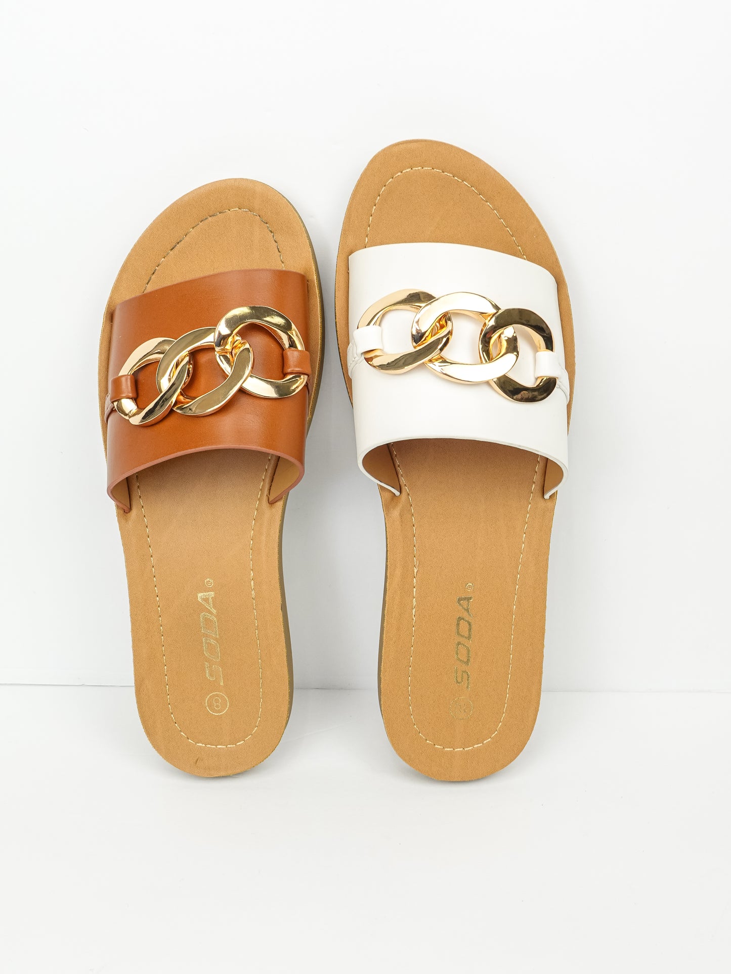 Grace Chain Slip-on Sandals