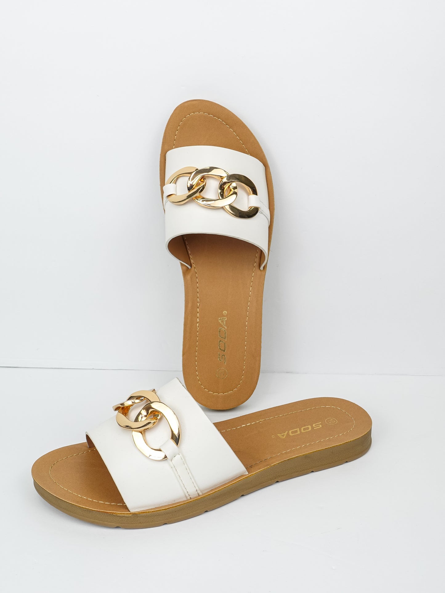 Grace Chain Slip-on Sandals