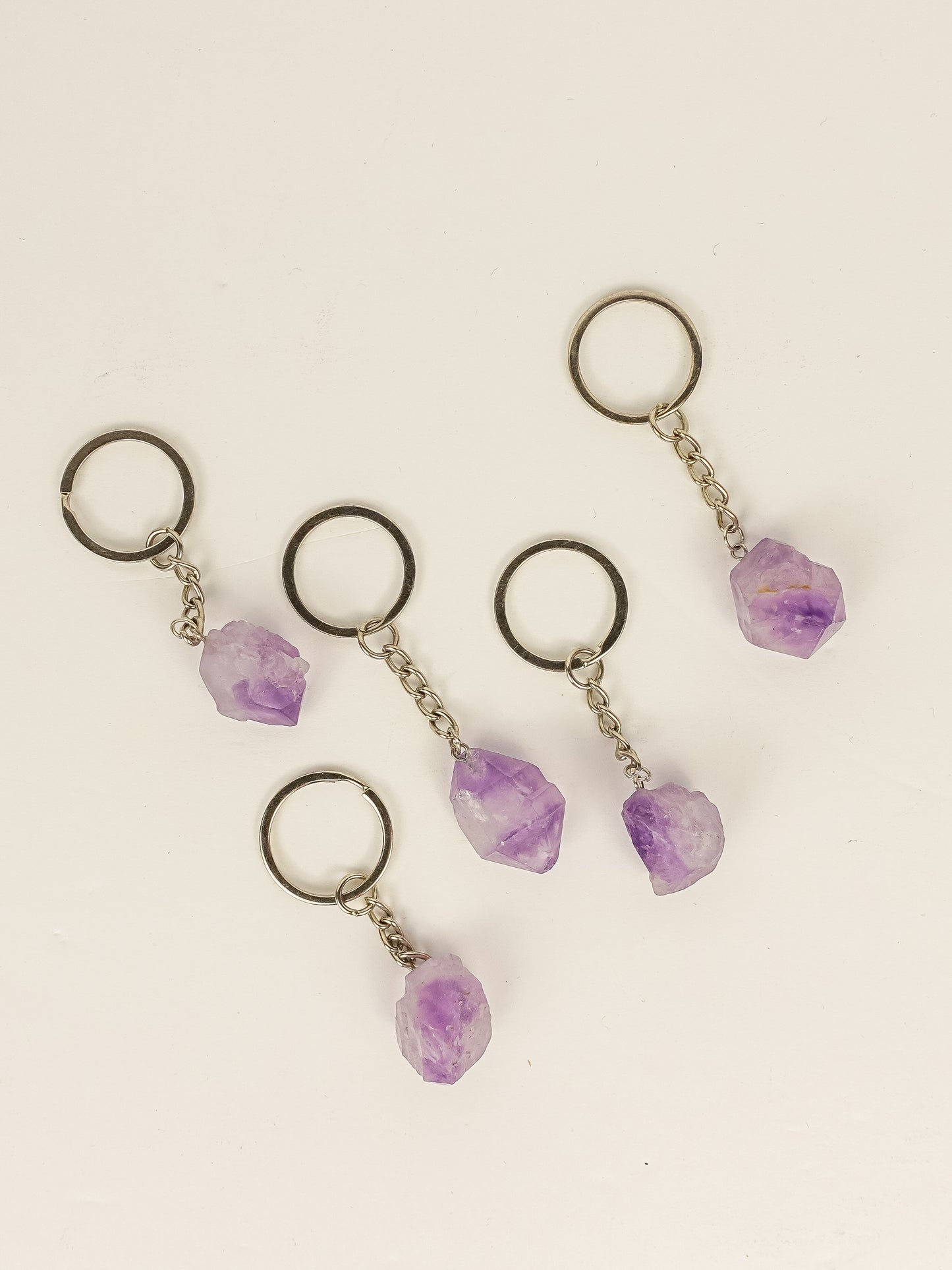 Amethyst Key Chain