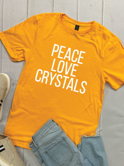 Peace Love Crystal - Graphic Tee