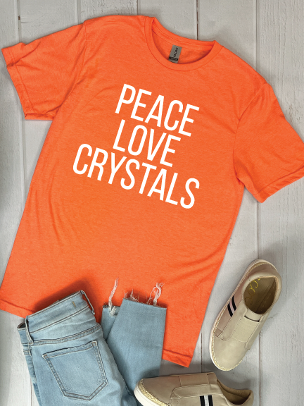 Peace Love Crystal - Graphic Tee