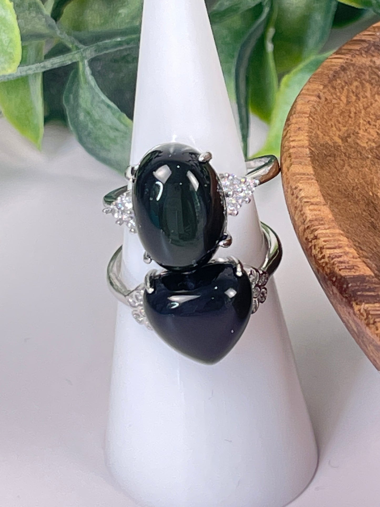 Rainbow Obsidian Ring-Variety