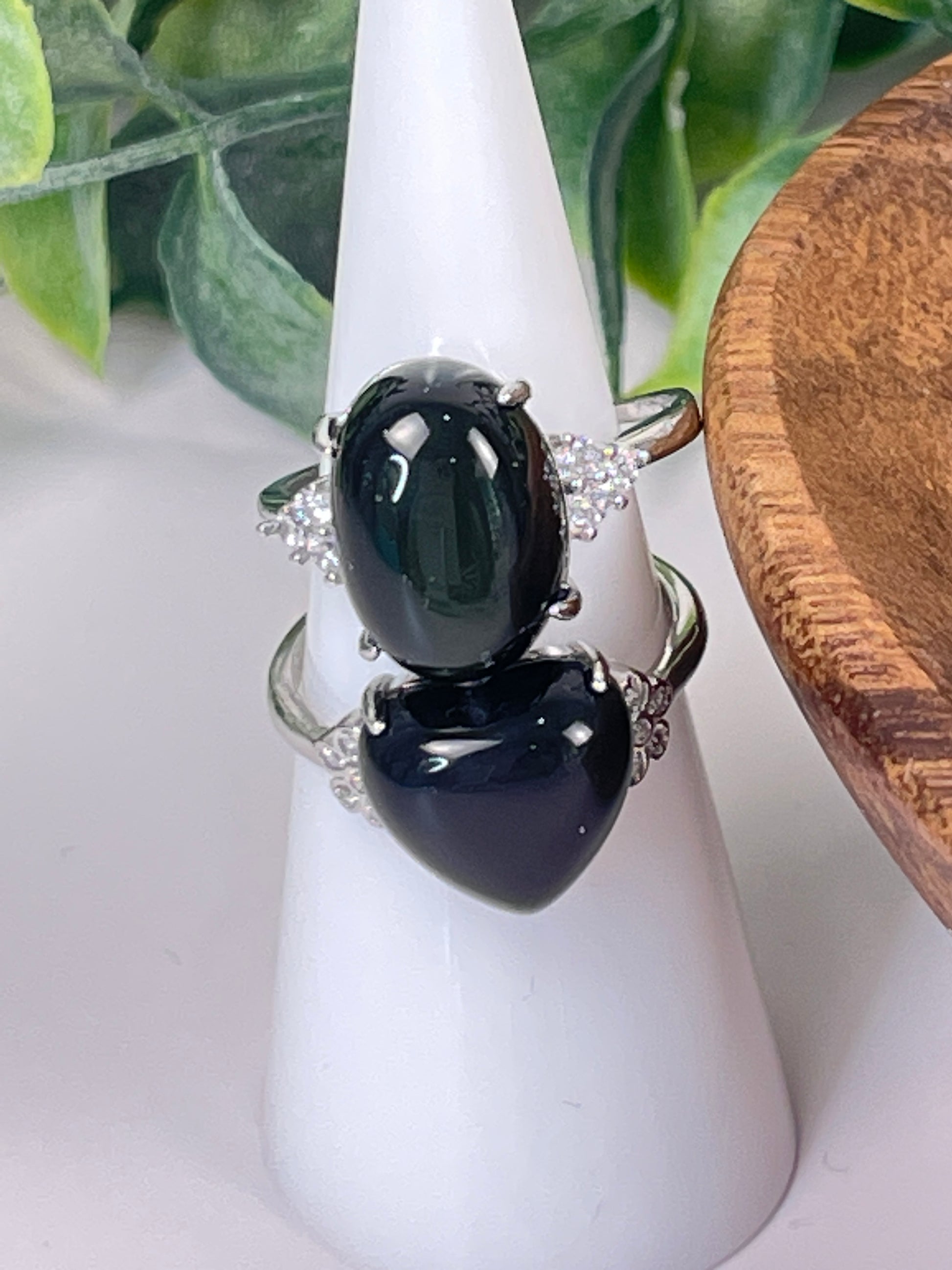 Rainbow Obsidian Ring-Variety