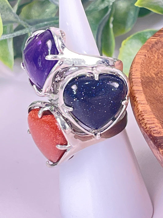 Chunky Heart Ring-Variety