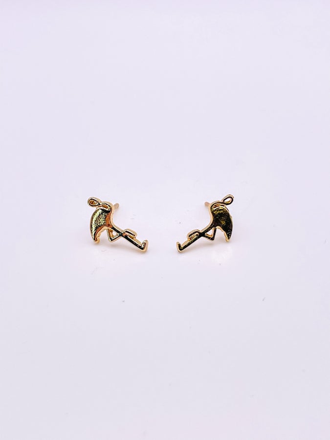Flamingo Post Earrings