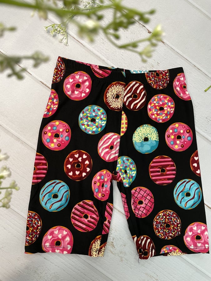 Donut Fun Biker Shorts