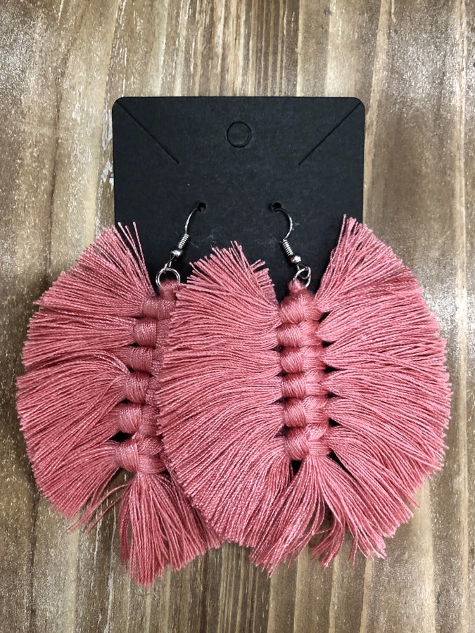 Fringe Fan Earrings