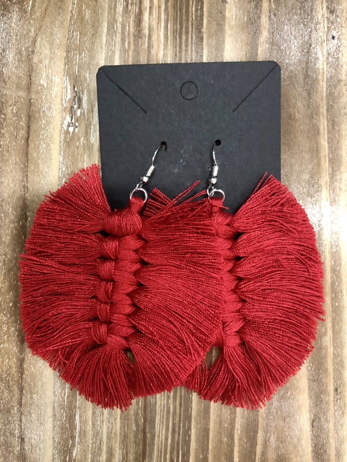 Fringe Fan Earrings