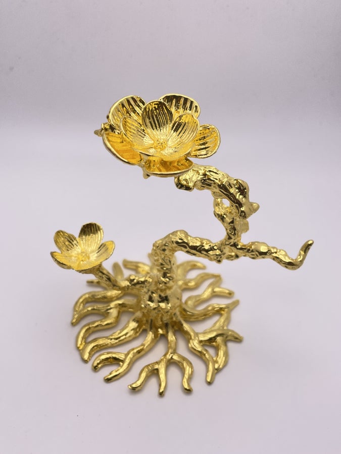 Double Lotus Tree Sphere Stand