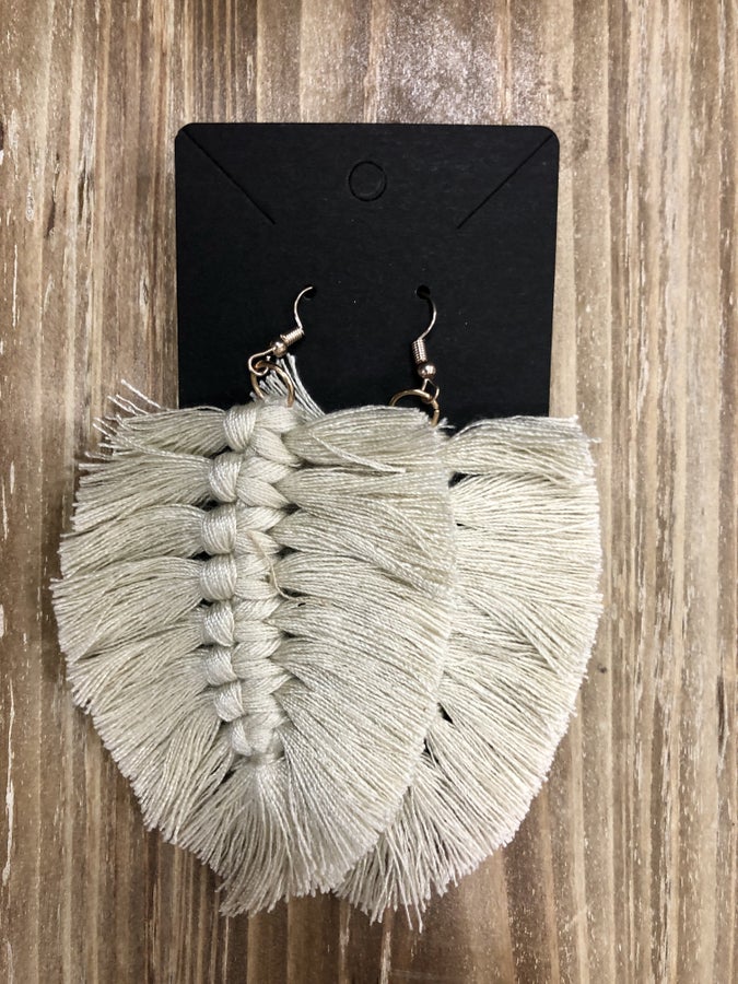 Fringe Fan Earrings
