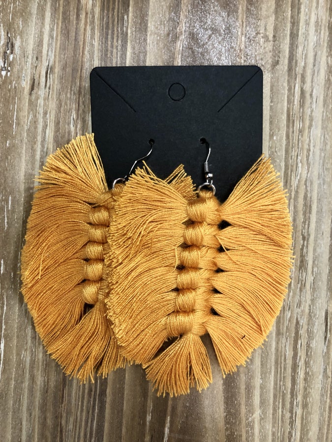 Fringe Fan Earrings