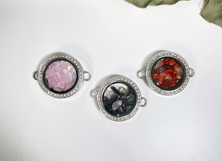 Crystal Chip Gem Pendant-Variety