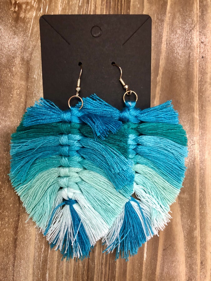 Fringe Fan Earrings