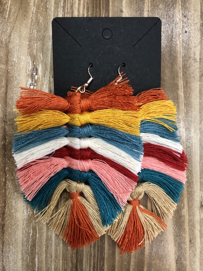 Fringe Fan Earrings