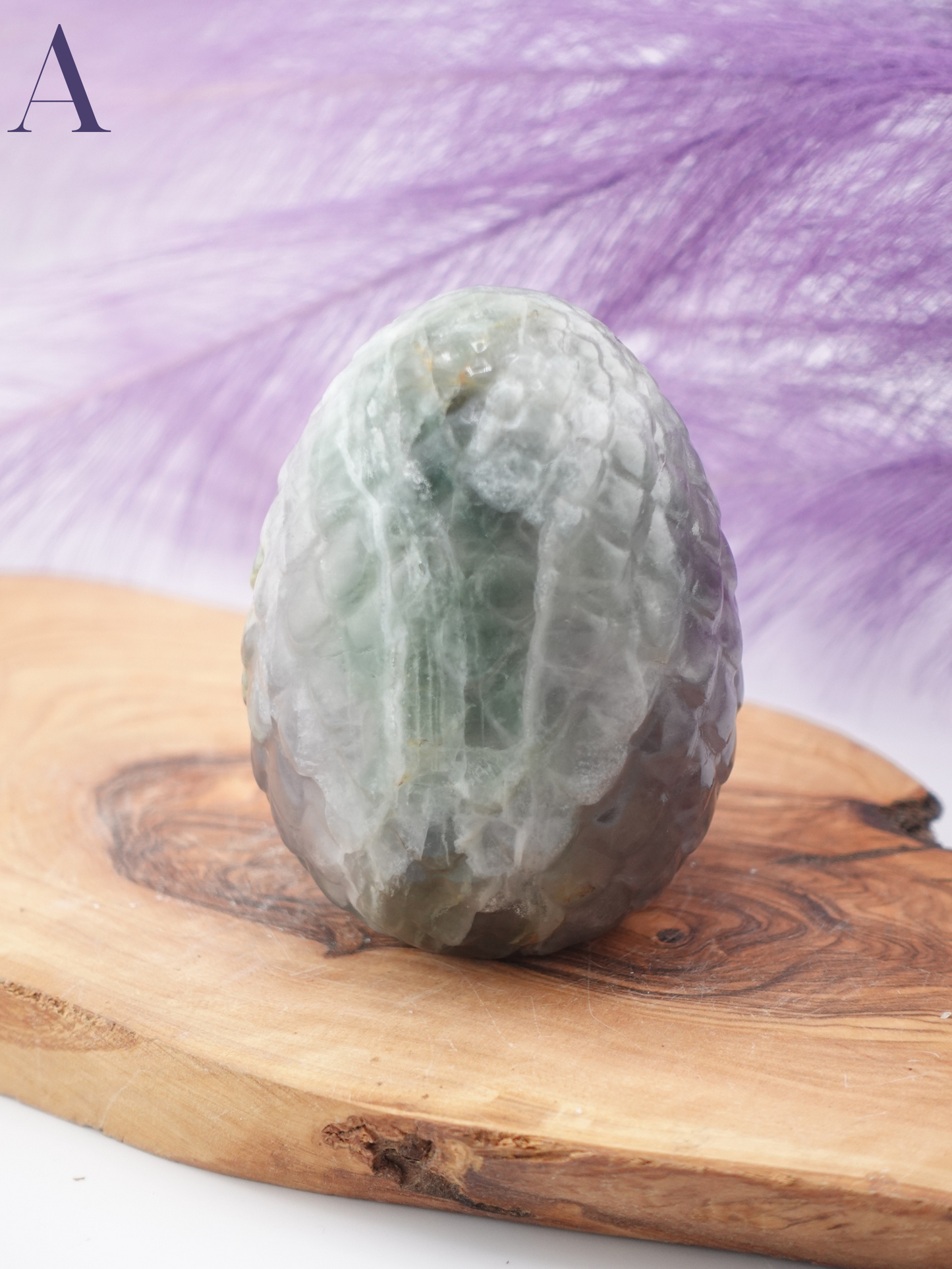 Fluorite Dragon Scaled Egg Option A