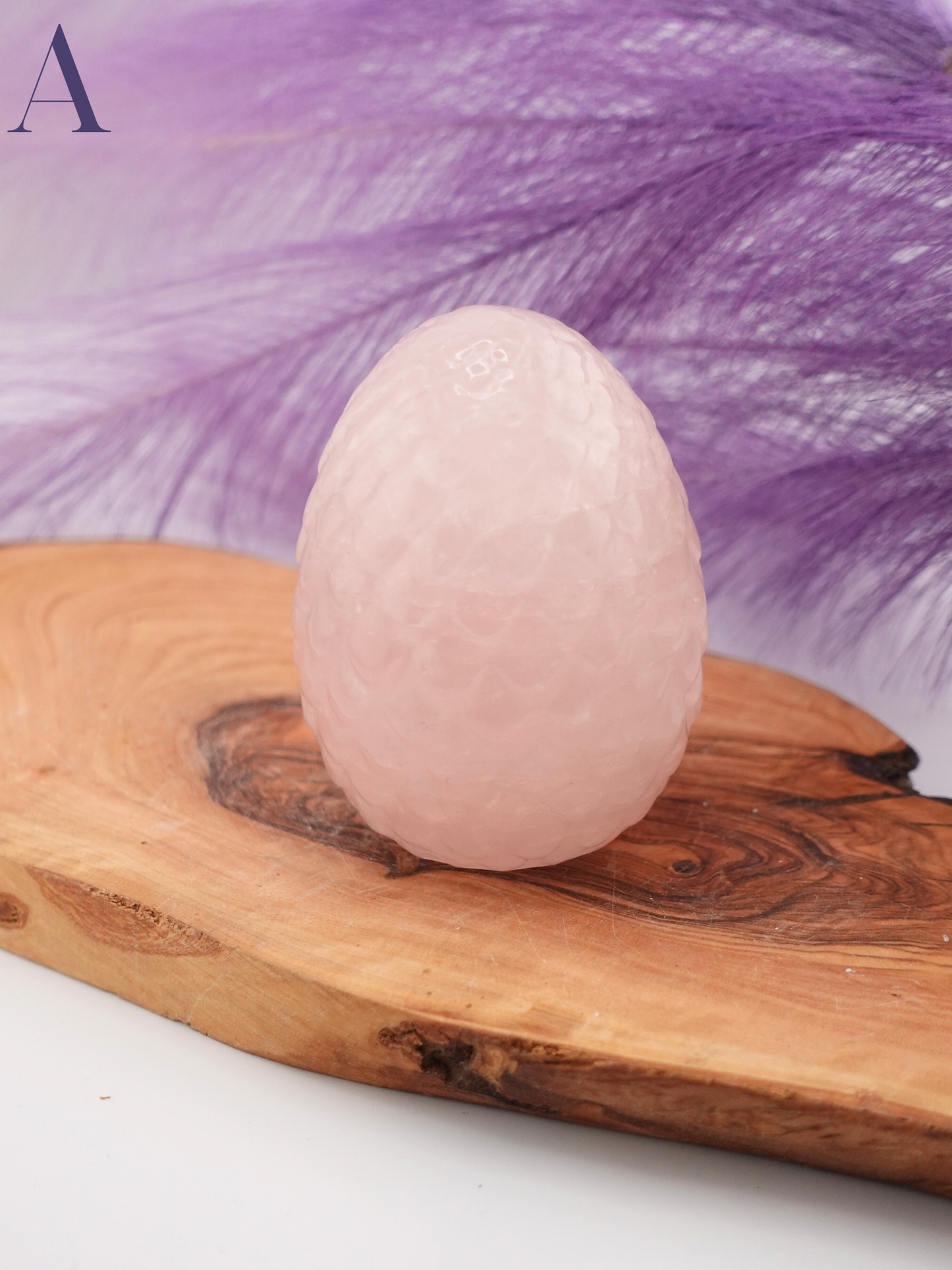 Rose Quartz Dragon Scale Egg Option A