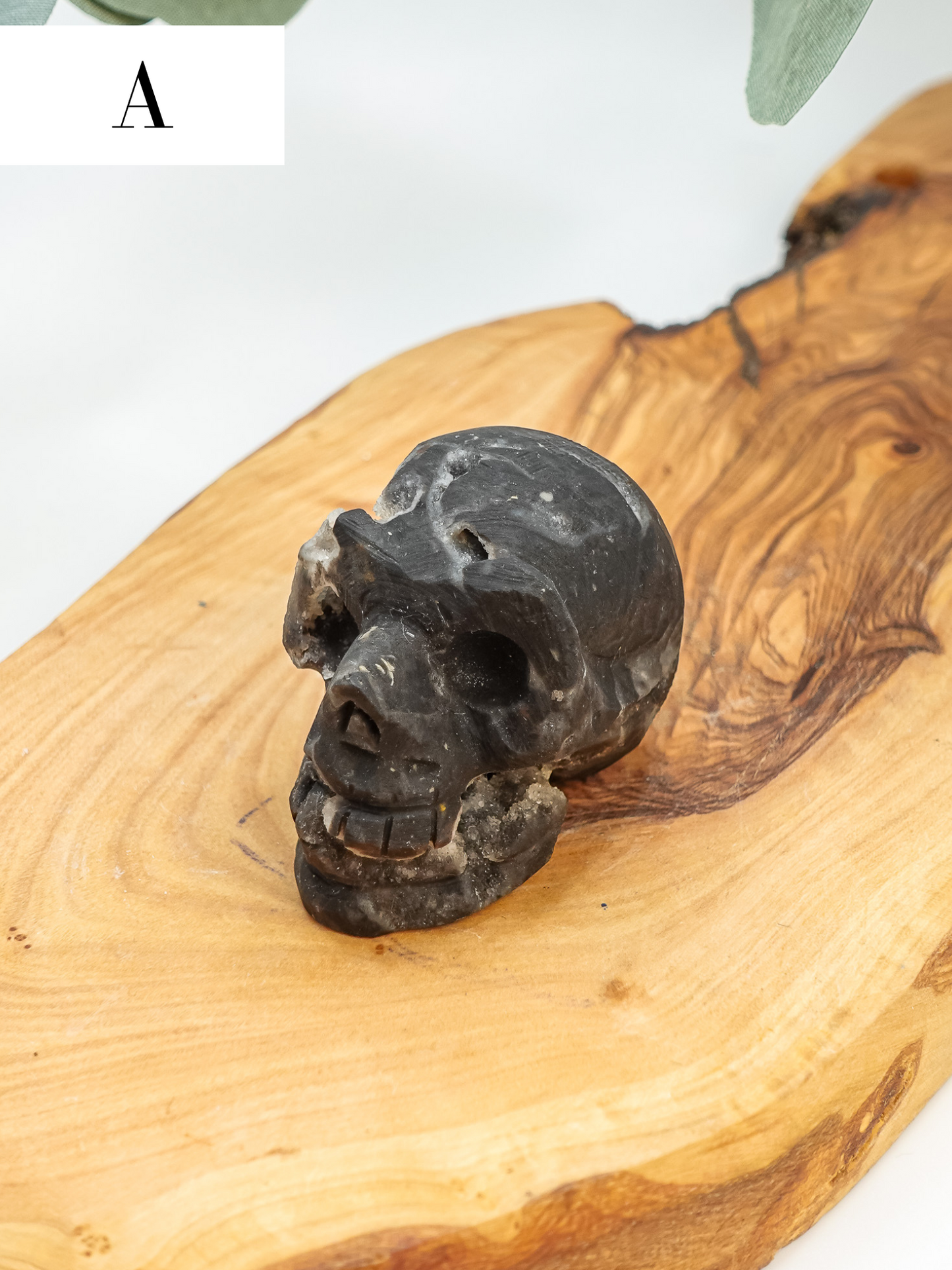Sphalerite Skull Carving - You Choose!