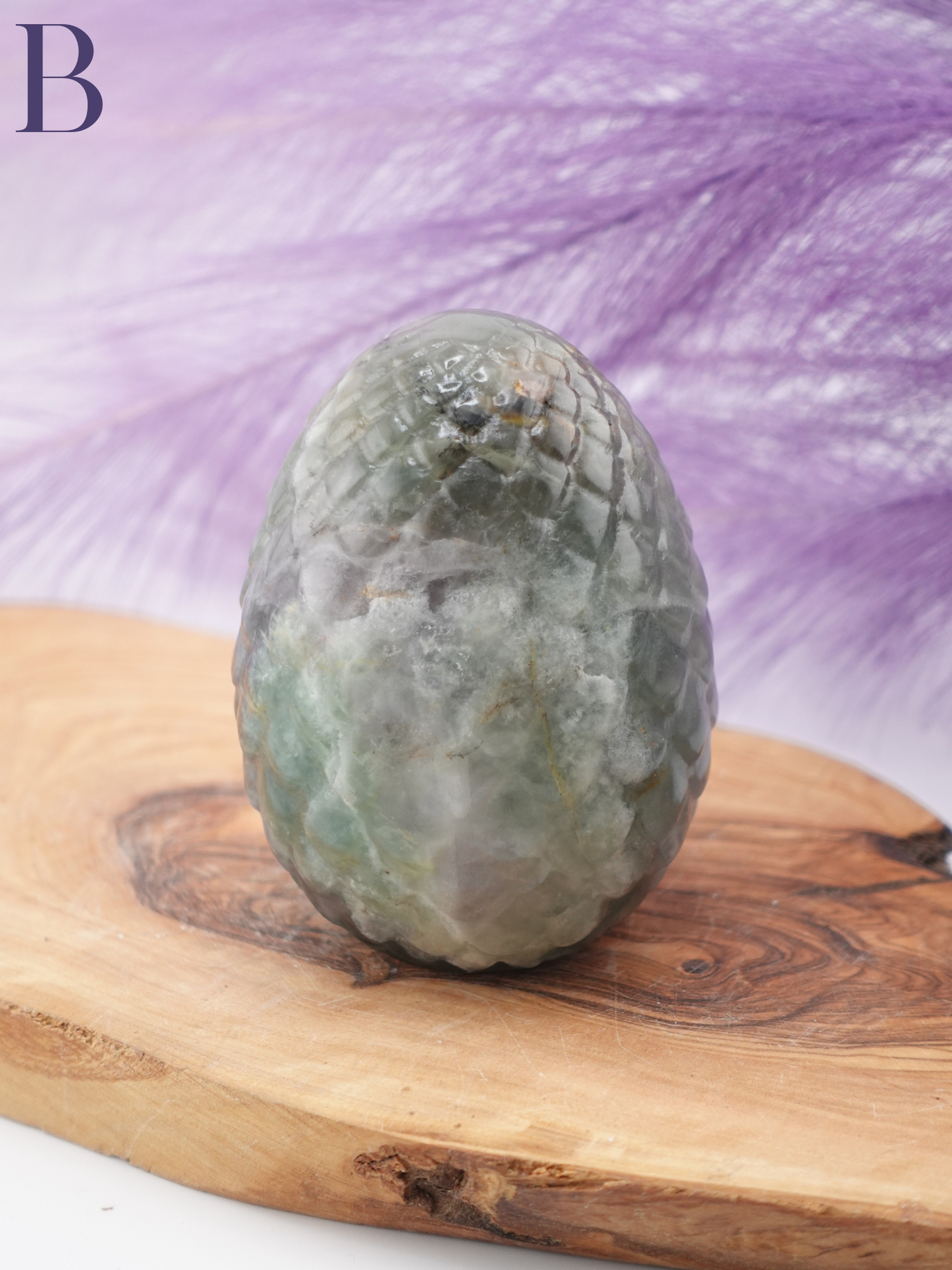 Fluorite Dragon Scaled Egg Option B
