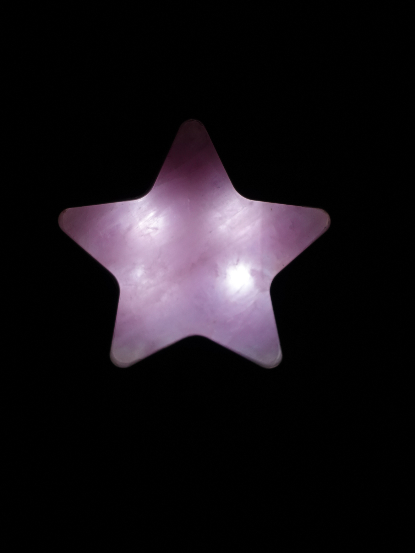 Rose Quartz Star Plug In Light