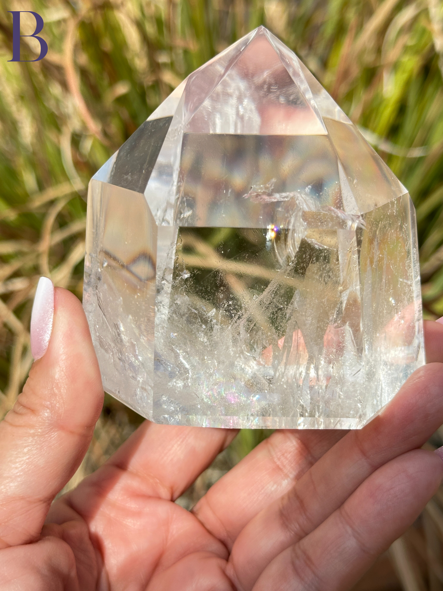 Clear Quartz Tower