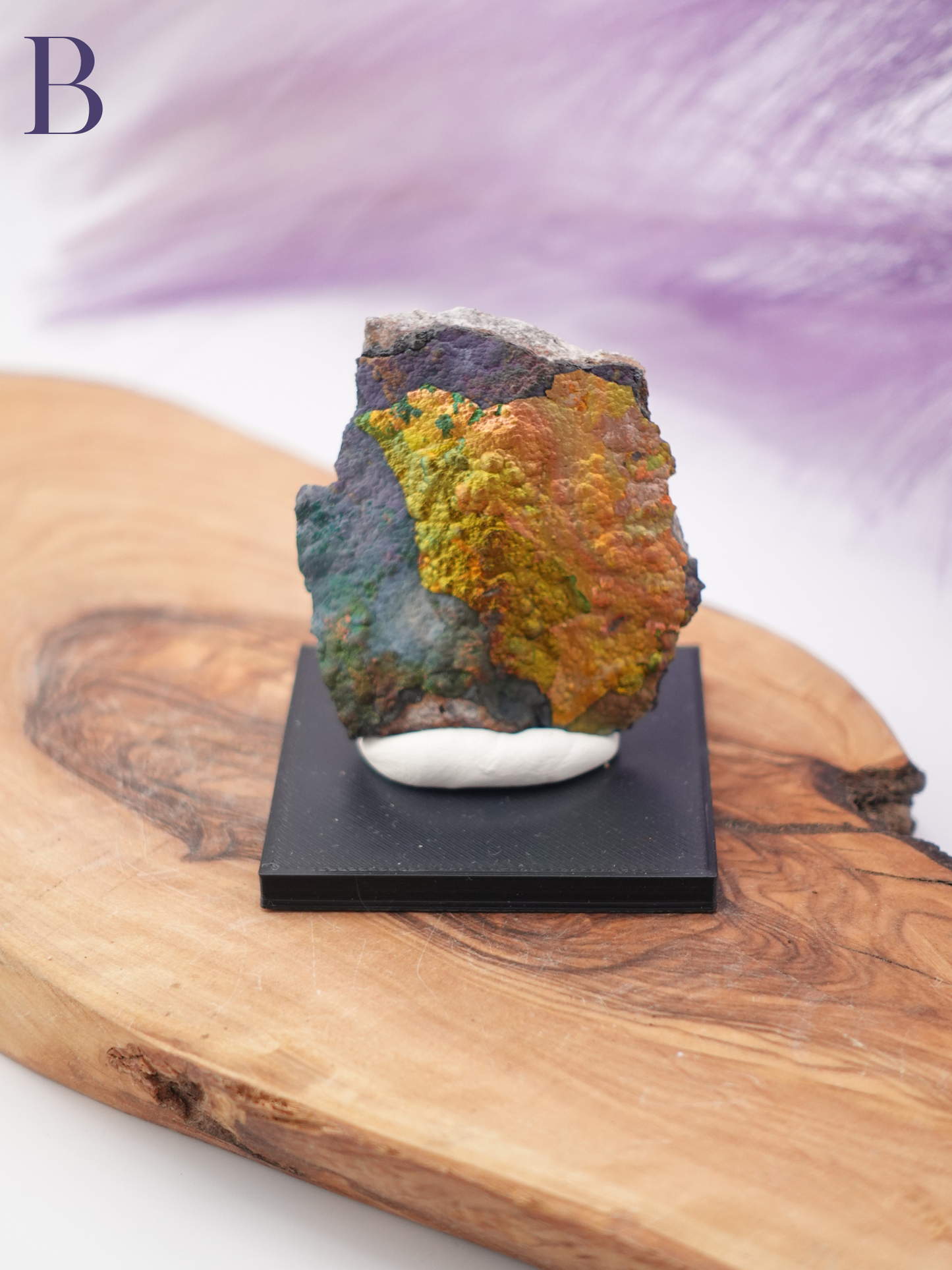 Turgite Specimen on Stand