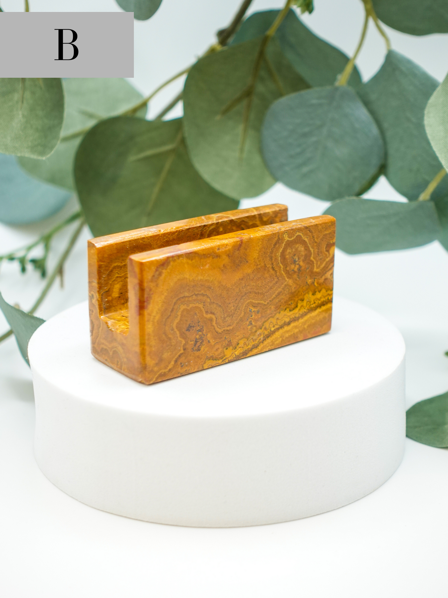 Onyx Business Card Holder- You Choose!