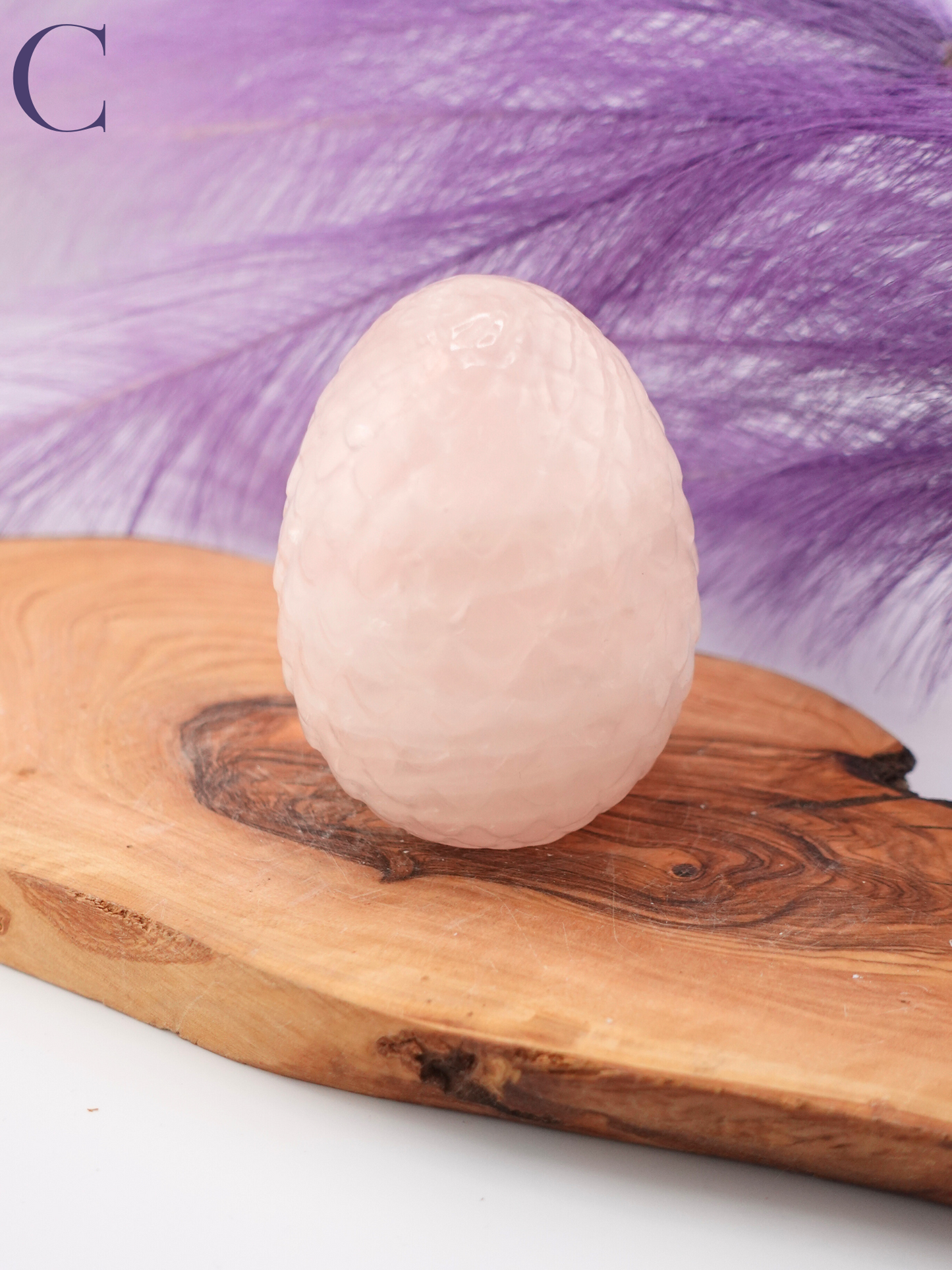 Rose Quartz Dragon Scale Egg Option C