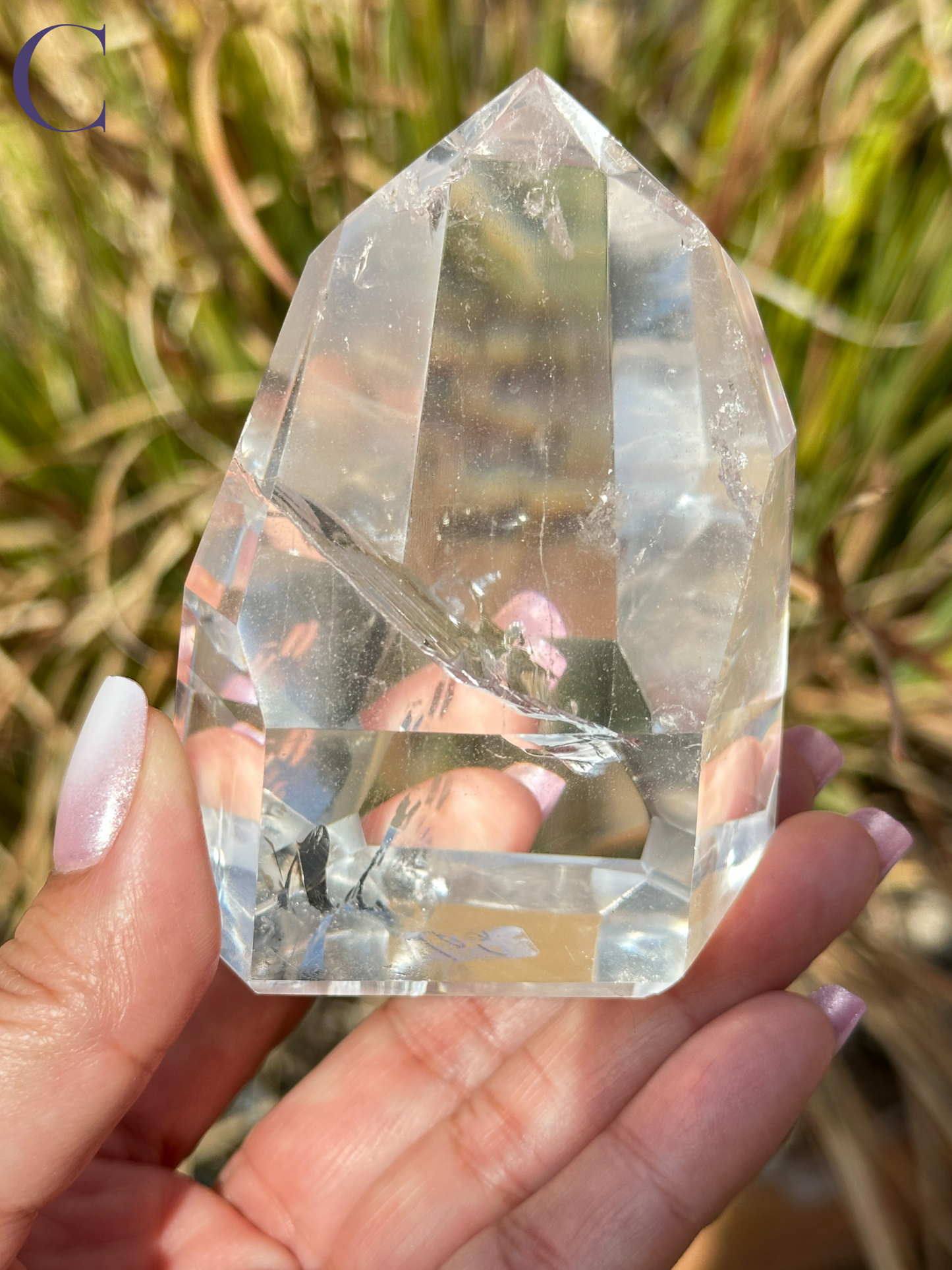 Clear Quartz Tower